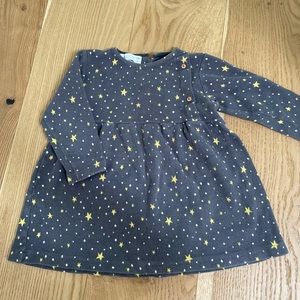 Zara girl dress size 3-4T star print